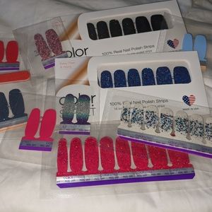 Color street nail polish strips lot